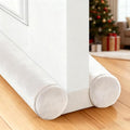 Under Door Gap Filler,Door Draft Stopper for Bottom of Doors,Weather Stripping Door Bottom Seal,Adjustable Door Sweep Draft Seal Block Dust,Light, Hot Air and Drafts,30" to 36" White