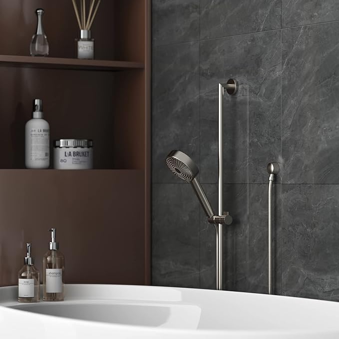 Wall Mounted Supply Elbow, Solid Brass Round Wall Supply Elbow with Check Valve (Brushed Nickel)