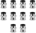 10 Pcs Push-to-Connect Fittings 1/2 Inch Tube OD x 1/2 Inch NPT Thread Pneumatic Male Straight Quick Connect Air line fittings