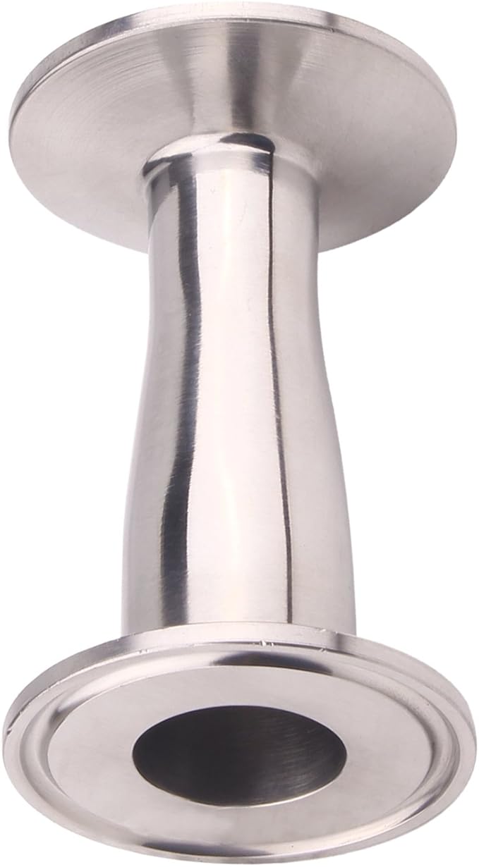 DERNORD Sanitary Fitting Reducer Fitting SUS304 Tri Clamp Ferrule Style 1" Tube OD to 3/4" Tube OD