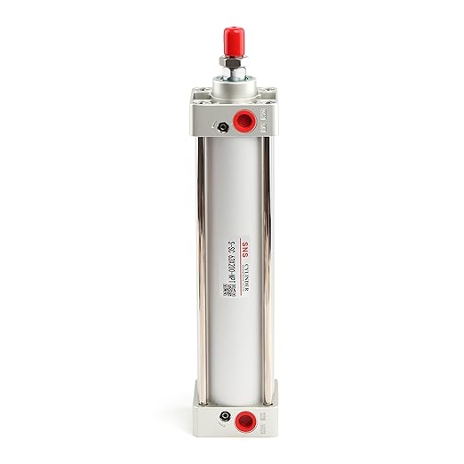 SNS Pneumatic Standard Air Cylinder S-SC 63 x 200 NPT 3/8, Bore: 2 1/2 inch, Stroke: 8 inch, Double Acting