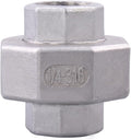 Cast Pipe Fittings Union - 1/4" NPT Female Fitting Stainless Steel 304, Class 150