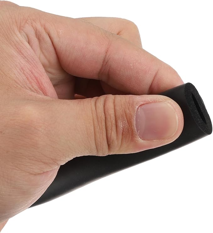 uxcell Foam Tubing for Handle Grip Support, Pipe Insulation Outside Pipe Lagging, 13mm(1/2") ID 21.7mm(7/8") OD 1m Black
