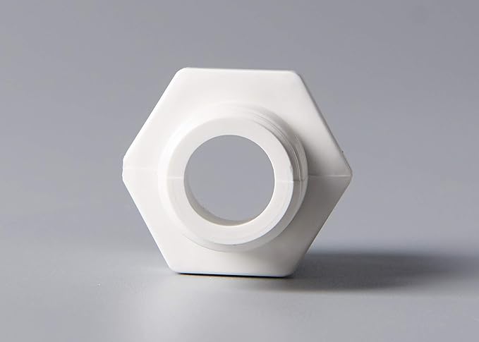 Rainbow Dream 3/4-Inch PVC Male Adapter Pipe Fitting (Socket x Male Pipe Thread) - 10 Pack, White