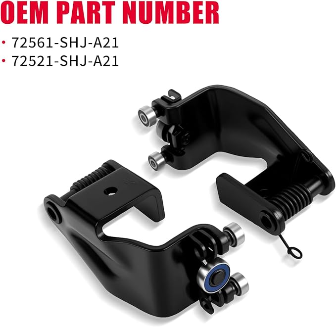 Sliding Door Roller with Metal Bearing for 2005-2010 Honda Odyssey EX EX-L Touring,Power Slide Door Roller Assembly Replace 72561-SHJ-A21, 924-128; 72521-SHJ-A21, 924-129 (Metal Roller)