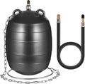 nflatable Pipe Test Plug, with 19.7 or 39.37 Inch Quick-Install Extension Hose and Anti-Fall Iron Ring, Rubber Plumbing Balloon 3 Inch, 4 Inch and 6 Inch (6 inch)
