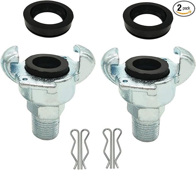 NPT Iron Air Hose Fitting，Universal Coupling，Chicago Fitting (3/8", NPT Male)