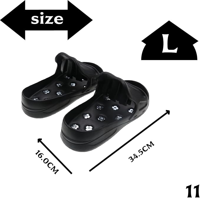 Anti-Slip Spiked Shoes for Epoxy Floors, Resinous Coatings, Self-Leveling Compound, and Paint-Large