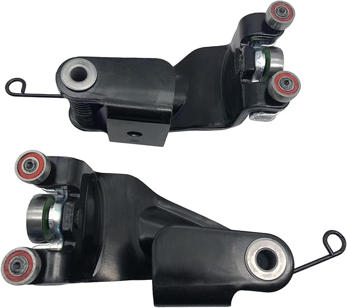 1 Pair Sliding Door Roller with Metal Bearing for Power Slide Door Left Driver & Right Passenger Side Compatible with Honda Odyssey Van Accessories 2005-2010 Replacement (Center - Pair w/plastic)