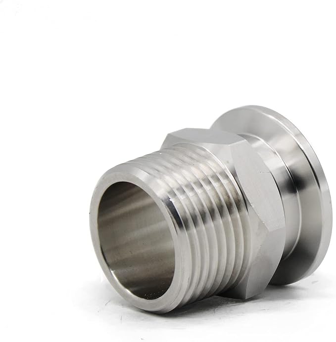 SS304 KF25 NPT Male Adaptor thread 1" NW25 KF Male coupling ISO-KF25 X NPT 1"