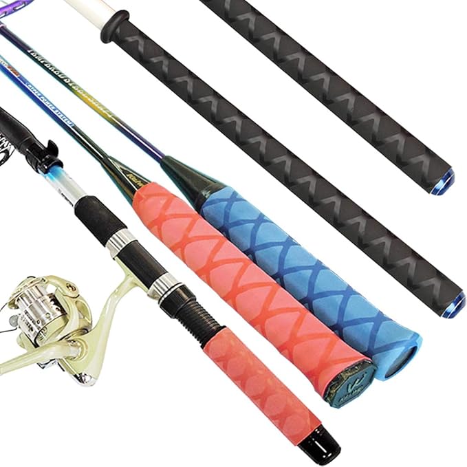 45MM X-Tube Heat Shrink Sleeve Tubing for Rod Handle Cork Non Slip Waterproof Insulation 1 Meter Blue (Blue, 45mm)