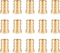 WMAXPFIT(15 Pack) 1/2 Inch PEX Plug F1807, LF Brass crimp fitting for PEX-b pipe
