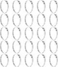 HARFINGTON 25 Pcs Hose Clamp 3-5/16"-4-1/4" (84-108mm) 304 Stainless Steel Adjustable Worm Gear Hose Clamp with Phillips Screw Assortment Kit for Fuel Line Pipe Plumbing Automotive Tube