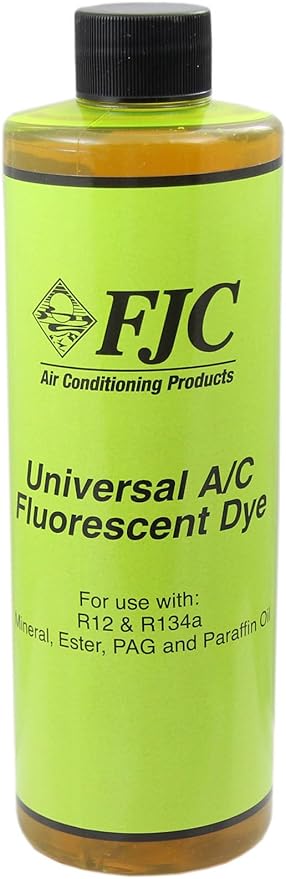 FJC 4918 Universal A/C Fluorescent Leak Detection Dye - 16 oz.