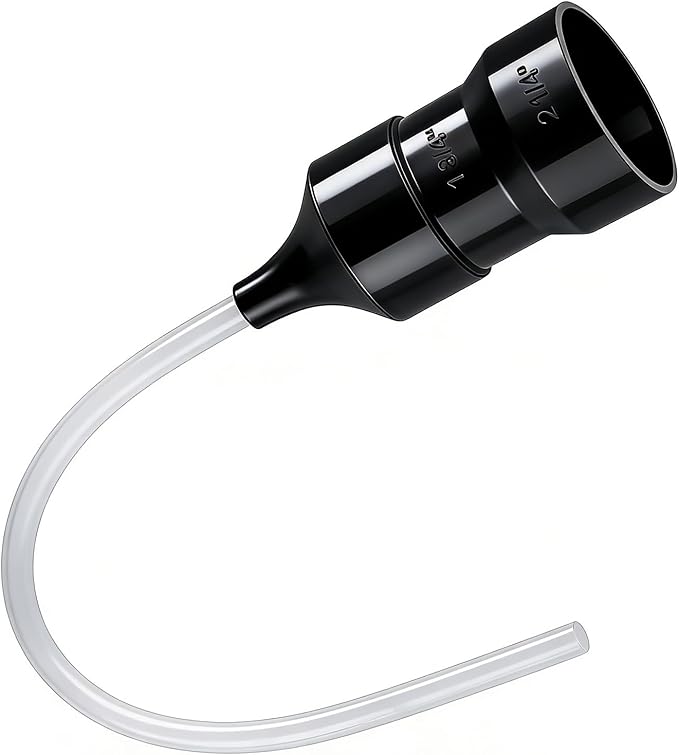 006A Drain Adapter Compatible with Water Heater Tank, Fits For 1-3/4in & 2-1/4in OD Hose (1-3/4in & 2-1/4in OD Hose)