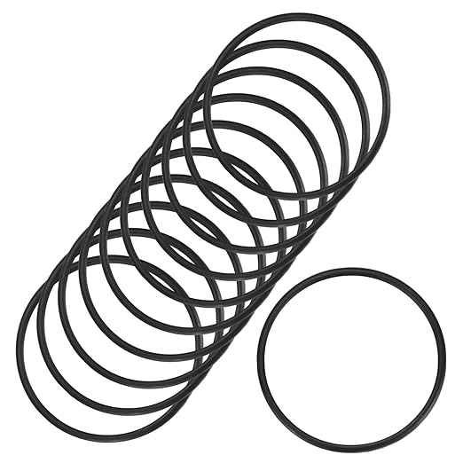 20-Pcak Nitrile Rubber O-Rings, 40mm ID, 44mm OD, 2mm Width, Metric Sealing Washer Gasket for Automotive Machine Plumbing/Faucet/Air or Gas Connections, Resists Oil and Heat