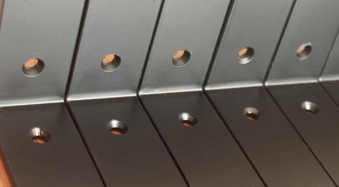 2 Pack - L 6" x H 4" x W1.5, 5mm Thick Black L Shelf Bracket, Iron Shelf Brackets, Metal Shelf Brackets, Floating Shelf, Shelf Supports with Screws