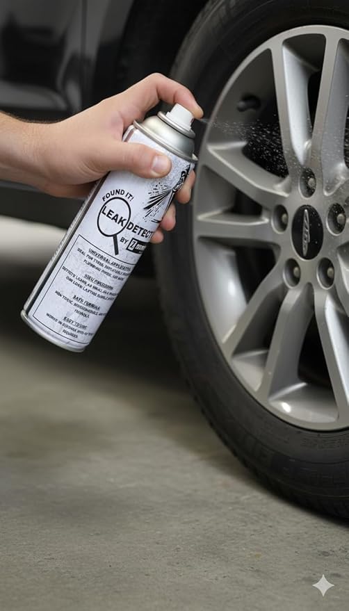 Universal Leak Detector Spray, High Precision Bubble Detection, for Tires, Gas Plumbing, Inflatable Products, HVAC Systems