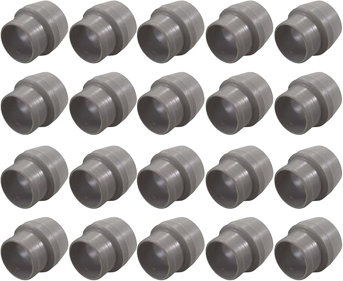 20 Pcs UCAK200 1/4" Ferrule for Suction/Discharge Line, Injection Fitting/Check Valve,Compression Fitting Connector, Fits MCCP202 Tube, Fit for Sten-ner 45, 85, 100 & 170 Series Adjustable&Fixed Pumps