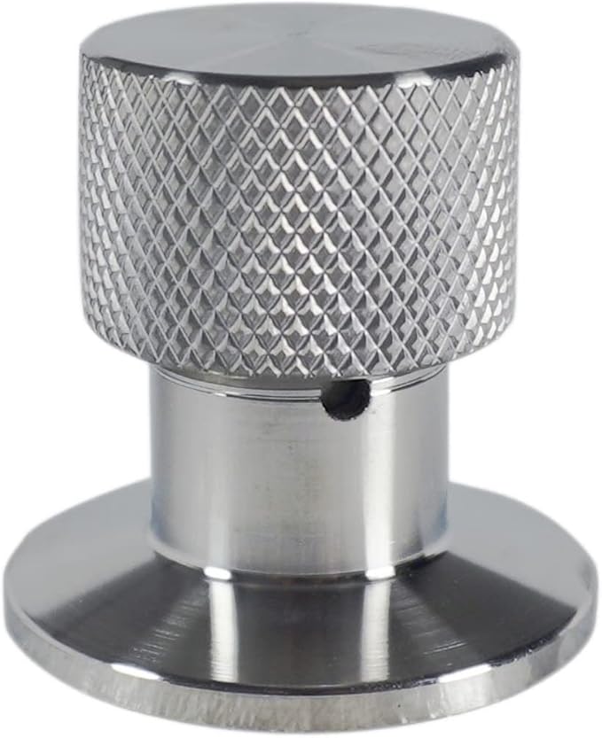SHERICH KF25 High Vacuum Manual Release Valve Flange NW25 Vacuum Release Valve (Stainless Steel Body, 25mm Flange Connection, Copper, Silver)