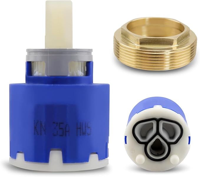NKJ35A Single Lever Faucet Cartridge Fit for La Torre 12781, 35mm, Replacement Cartridge W/Right Rotation