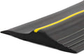 16.5Ft/5M Universal Garage Threshold Seal Strip Garage Door Bottom Weatherproof Strip Rubber DIY Weather Stripping Replacement Not Include Sealant/Adhesive (Black-Yellow Line)