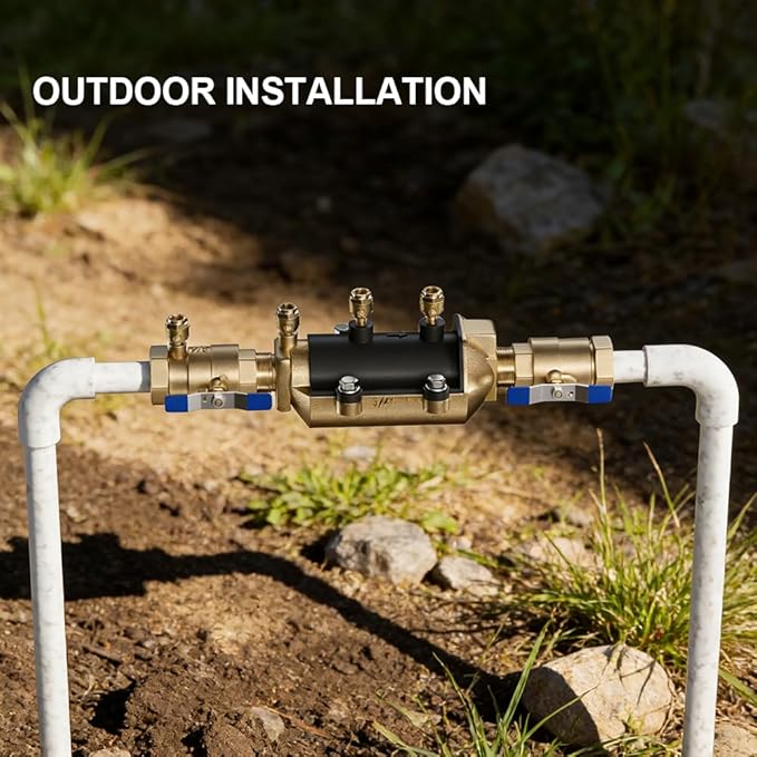 34-350 3/4" 350 Double Check Backflow Preventer,3/4 Backflow Preventer,Double Check Valve Assembly,Prevent Backpressure and Backsiphonage