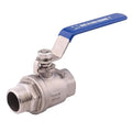 DERNORD Full Port Ball Valve 1 Inch - Male x Female Stainless Steel 304 Heavy Duty for Water, Oil, and Gas,1000WOG (1 Inch NPT)