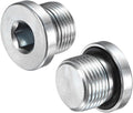 1-Pack M20x1.5mm Inner Hex Head Pipe Fitting Plug, Carbon Steel Sensor Socket Plug with Seal O-Ring for Terminate Pipe Ends/High Pressure Washer, Sealing Screw