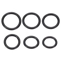PATIKIL Nitrile Rubber O-Ring Assortment Kit, 48pcs Seal Gasket Set 6 Sizes Sealing NBR Gasket Washers for Car Repair Pressure Washer Plumbing Sealing Repair Air or Gas Connections