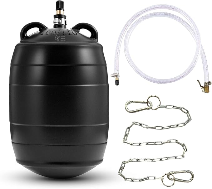 Test-Ball Pipeline Plugging Air Bag,Sewer Test Plug，Water Shut Off Airbag, Rubber Plumbing Balloon，Inflatable Pipe Test Plug，Used for Drainage Pipe, Sewage Pipe Temporary Water Blocking (4 Inchs)