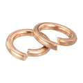 uxcell 80 Pcs Spring Lock Washer, M6 Split Lock Washer Assortment Copper Lock Washers for Screws Bolts Nuts