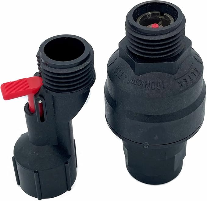 Automatic Water Leak Shut-Off Valve for 1/4" or 3/8" Water Supply Lines, Water Overflow Safety Device, 100% Mechanical, Property Flood & Water Damage Protection - Appliances, Beverage & Coffee Machine