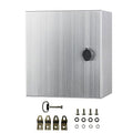 MJ-Box Steel Electrical Enclosure Box 12 x 12 x 8'' 304 Stainless Steel Electrical Enclosure IP66 Waterproof & Dustproof Outdoor/Indoor NEMA 4X Stainless Steel Enclosure