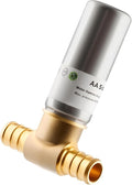 Stainless Steel Water Hammer Arrestor, 1/2 Inch Pex Crimp Tee Hammer Arrestor For Potable Water Plumbing Application, F1807 Tee Connection
