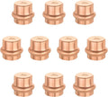 10-Pack GUOFIS Copper Press End Cap, 3/4" x 3/4" Plug Fittings for Copper Tube Connection with Stop(PRESS011)