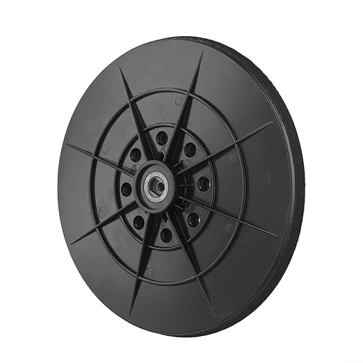 Drywall Sander Backing Pad 9 Inch Sanding Disc Support Plate with 8 Holes Hook&Loop Grinding Polishing Sanding Disc Foam Cushioned Base Mount for Dustless Sanding System Attachment(Soft Spong)