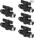 5/16(8mm) Push To Connect Valves,5/16(8mm) Air Valve Pneumatic Quick Push To Connects Fittings,Throttle Flow Speed Control