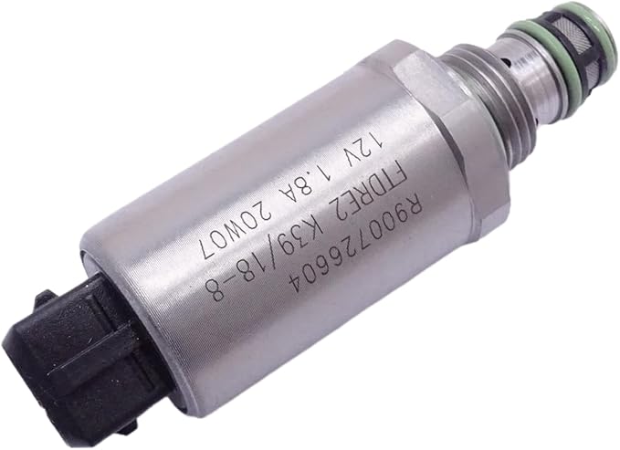 Proportional Pressure Reducing Valve R900726604 12V 1.8A 20W Solenoid Valve Replaces FTDRE2 K39/18-8 Suitable for Construction Machinery Hydraulic Systems