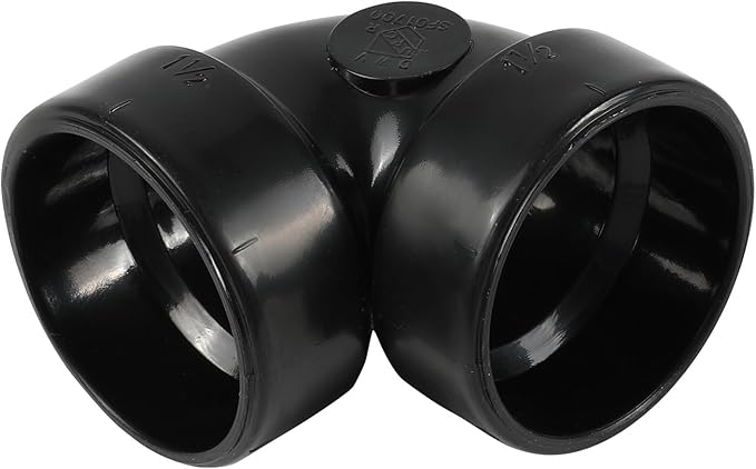 10-Pack EFIELD 1-1/2 in. ABS DWV 90-Degree Hub x Hub Vent Elbow Fittings