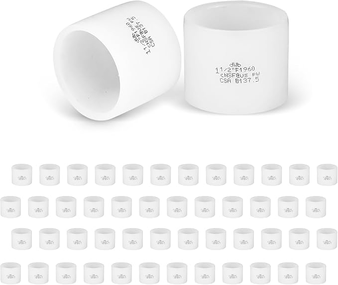 (Pack of 50) Seelink 1-1/2 Inch Inch PEX A Expansion Rings, Expansion Rings and Sleeves for PEX A Pipe and Fitting Connection
