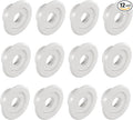 Retrofit Recessed Fire Sprinkler Escutcheon 1/2 in. IPS - Split 3 Piece in White - Depth Adjustment Range up to 3/4 in. for Fire Sprinkler Trim