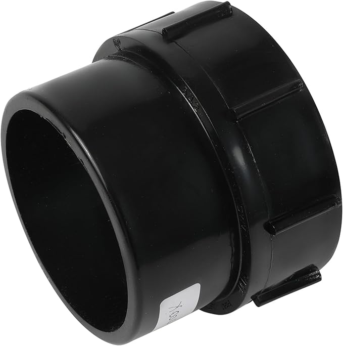 EFIELD 6" ABS dwv Cleanout Adapter Spigot x FPT