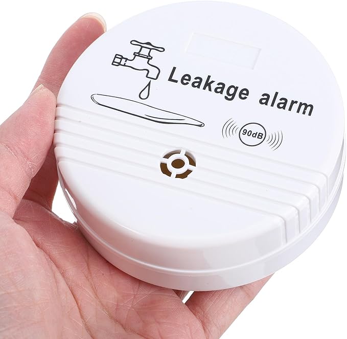 Water Leak Alarm Sensor Waterproof Leak Detection System Flood Detector for Home Basement Kitchen Sink Overflow Monitoring