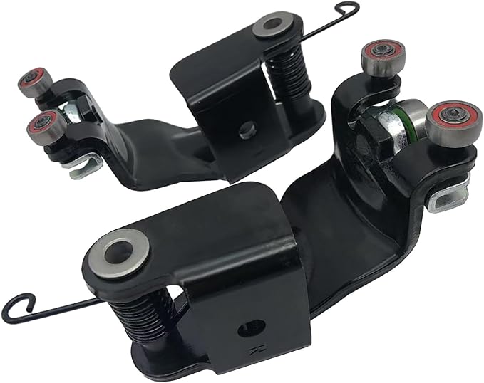 1 Pair Sliding Door Roller with Metal Bearing for Power Slide Door Left Driver & Right Passenger Side Compatible with Honda Odyssey Van Accessories 2005-2010 Replacement (Center - Pair w/plastic)