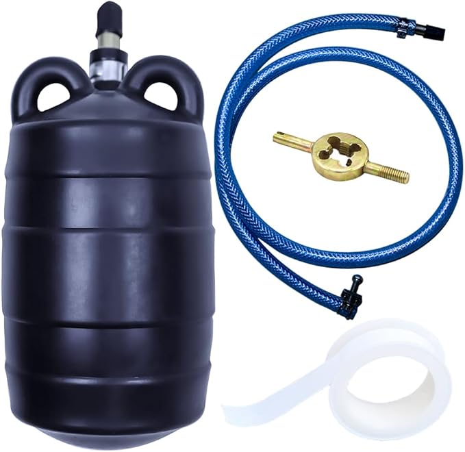 Water Shut Off Airbag with Long Hose, 3 Inch Inflatable Pipe Plug, Pipe Test Plug, Test Ball Plug, Used for Drainage Pipe, Sewage Pipe Temporary Water Blocking, Closed Water Test