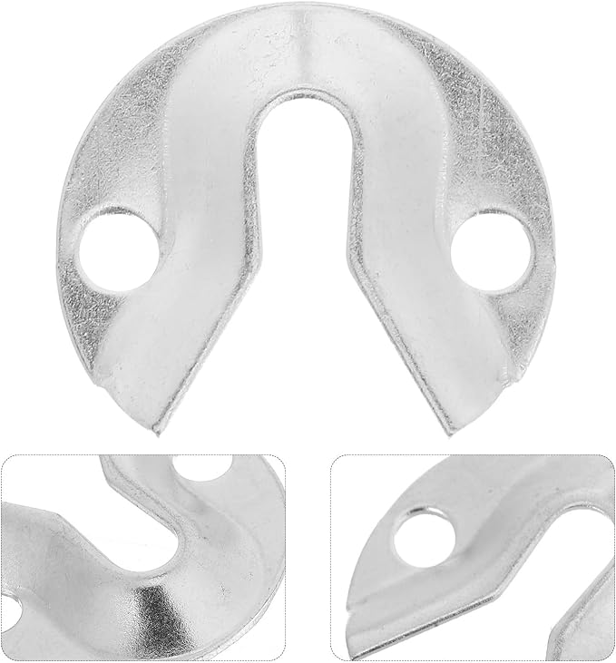 8pcs Heavy Duty Keyhole Hangers Frame Connectors for Wall Mounting Mirrors Picture Frames Artwork Secure Furniture Fasteners
