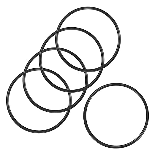5-Pcak Nitrile Rubber O-Rings, 82mm ID, 90mm OD, 4mm Width, Metric Sealing Washer Gasket for Automotive Machine Plumbing/Faucet/Air or Gas Connections, Resists Oil and Heat