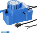 ZLR Condensate Pump for HVAC - 230V 90GPH 1/30HP Automatic Condensate Removal Pump with Safety Switch, Indicator Light and Cleaning Button - Condensation Pump for Air Conditioner, Dehumidifier