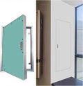 47.2''×15.75'' Aluminum Drywall Access Panel Flush Mount Paintable Wall Inspection Door for Plumbing Electricity HVAC, Recessed Attic Service Hidden Hatch for Home Garage Office